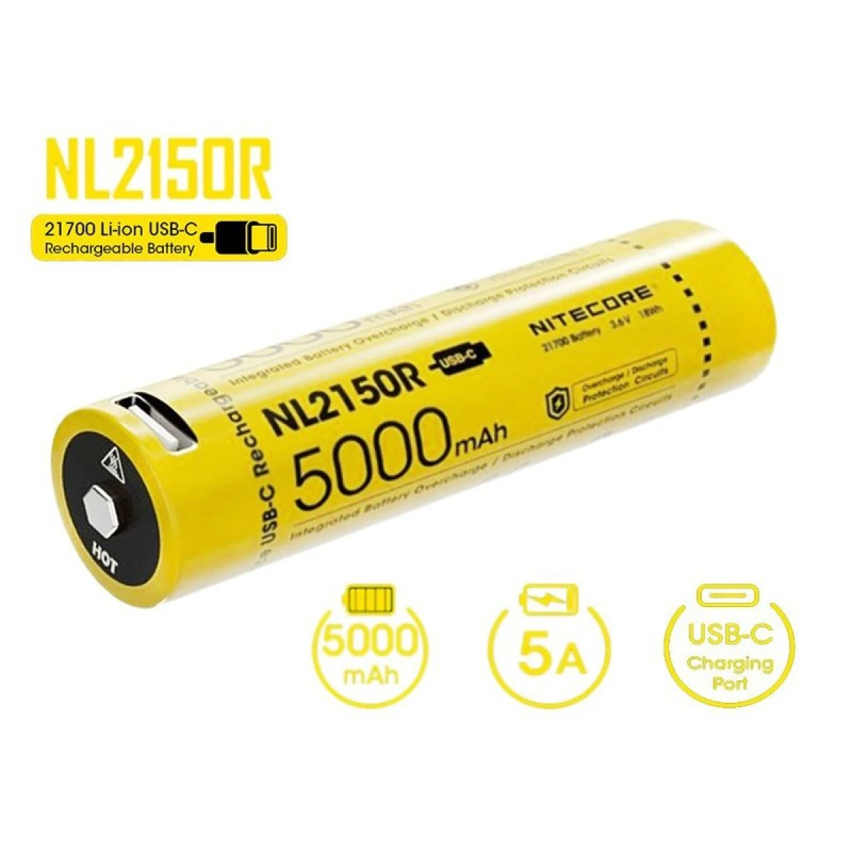 NITECORENITECORE 5000MAH 3.6V USB SARJLI PIL