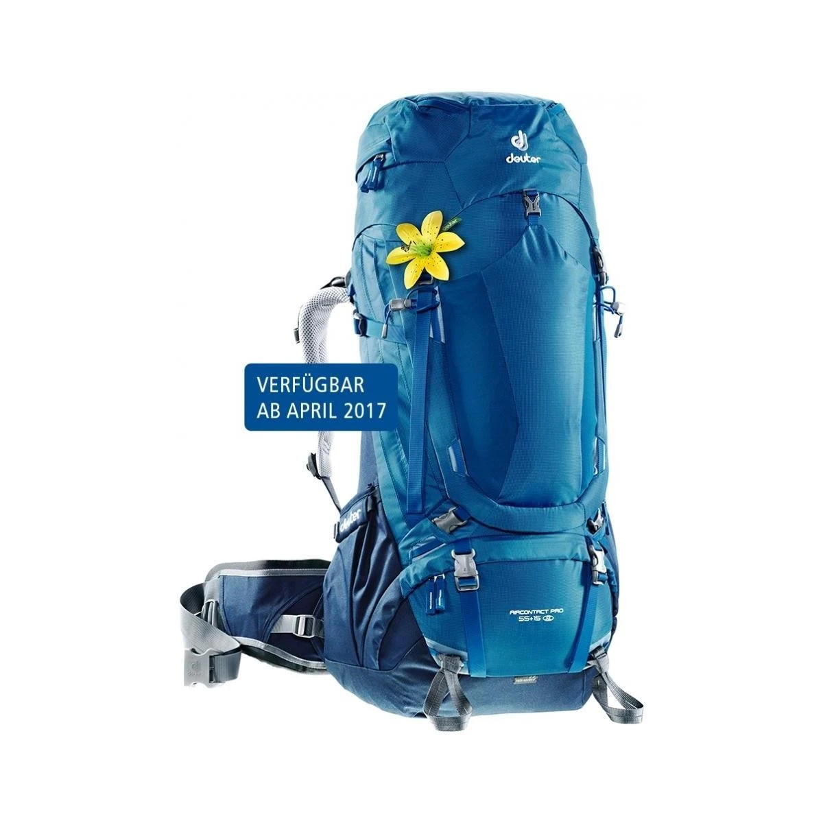 DEUTER AIRCONTACT PRO 55+15 SL SIRT CANTASI - OKYANUS - GECE YARISI (303)