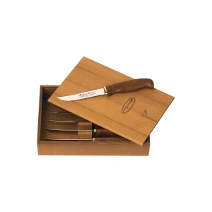 MARTTİİNİ Steak Knives 6 Pc Wooden Box