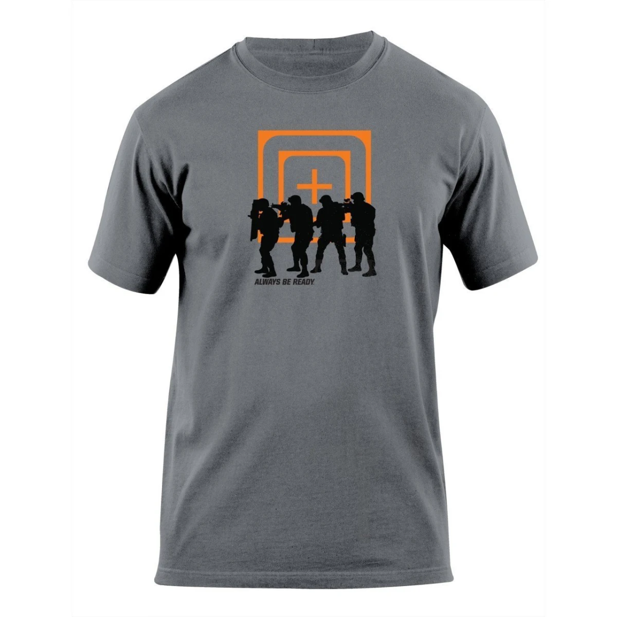 5.11 CROSS HAIR STACKED MAT SIYAH T-SHIRT - M