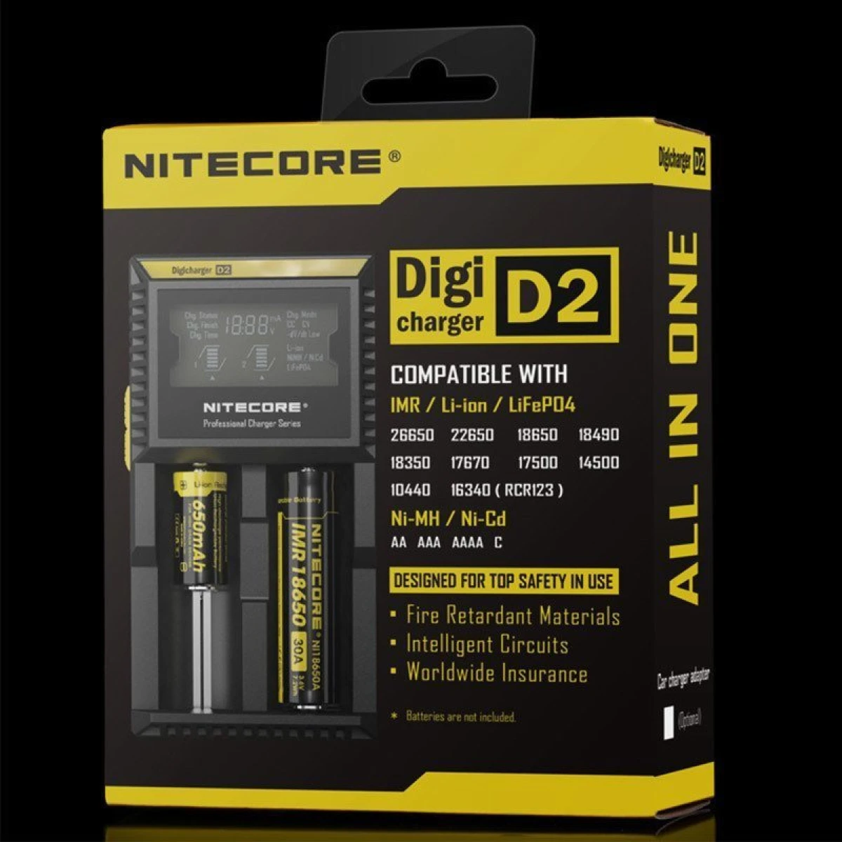 NITECORE D2 Pil Dolum Kiti