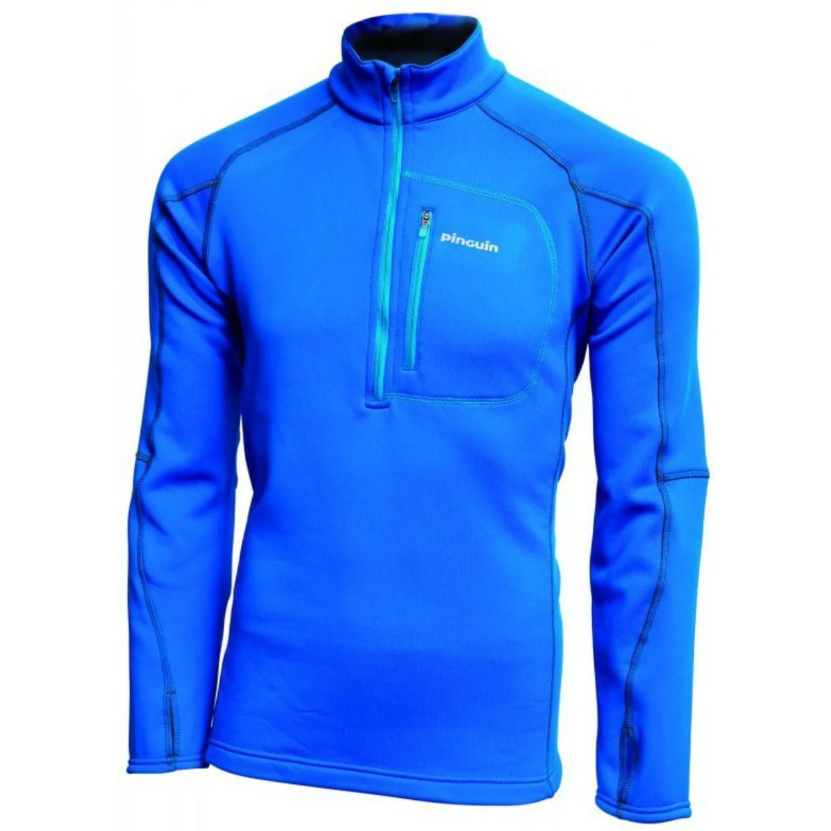 PINGUIN POWER MEN HALF ZIP MAVI - L