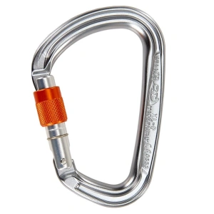 CLIMBING ALU XL-D SG GREY/LOB KARABINA