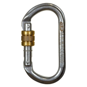 CLIMBING STEEL OVAL KARABINA