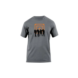 5.11 CROSS HAIR STACKED MAT SIYAH T-SHIRT - M