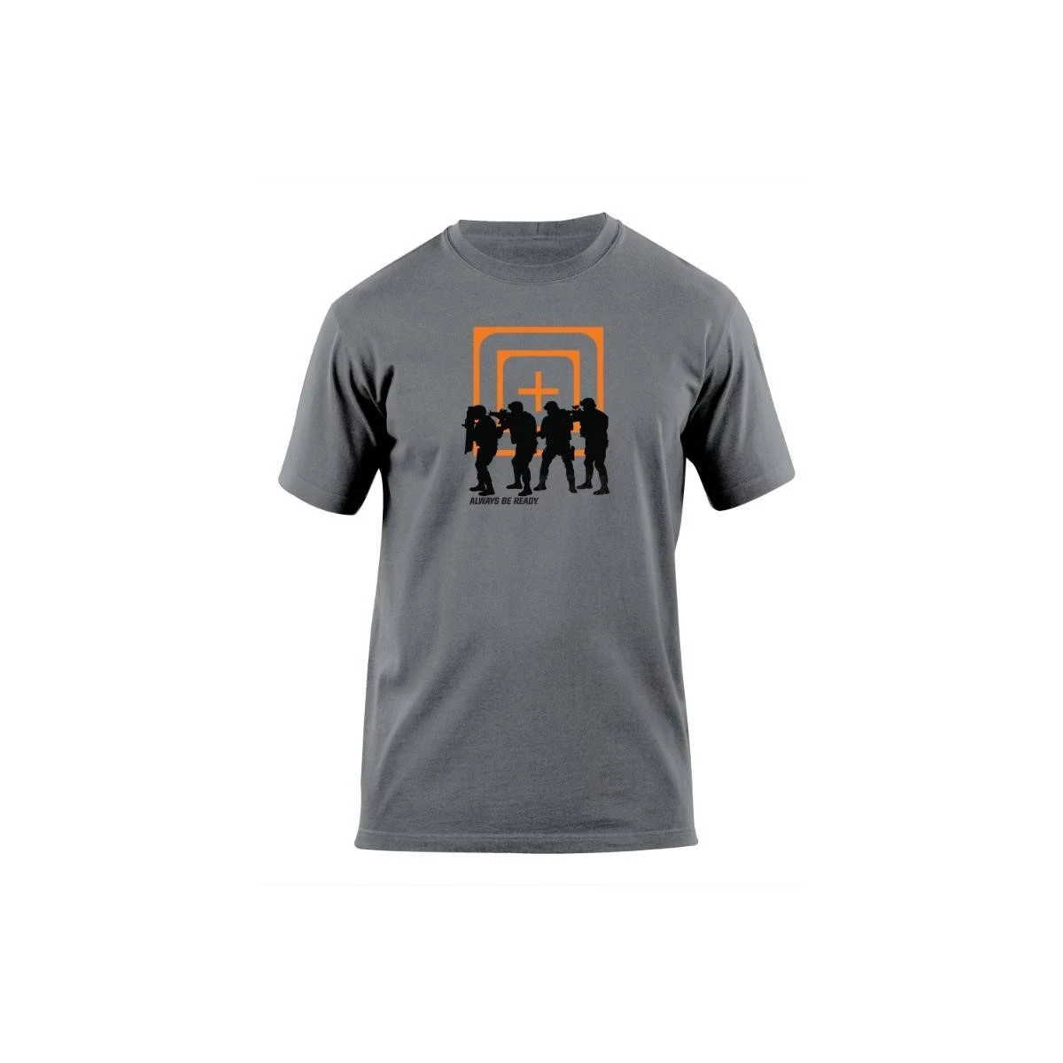 5.11 CROSS HAIR STACKED MAT SIYAH T-SHIRT - M
