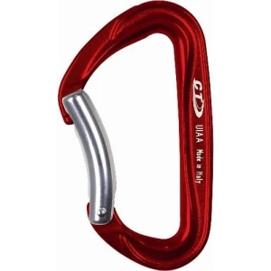 CLIMBING TECHNOLOGY Passion Eğik Kapı Karabina Red