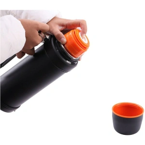 KINGCAMP 750 ml Vacuum Siyah Termos
