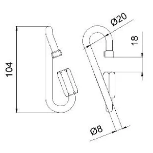 CLIMBING TECHNOLOGY Twist Çelik Makarası D8 Bolt Vidası