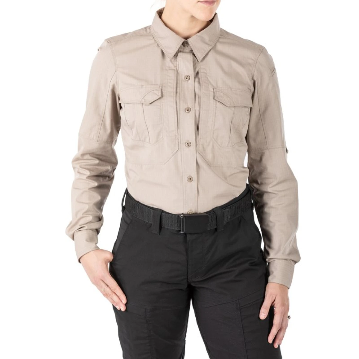 5.11 STRYKE SHIRT KHAKI BAYAN GOMLEK - M