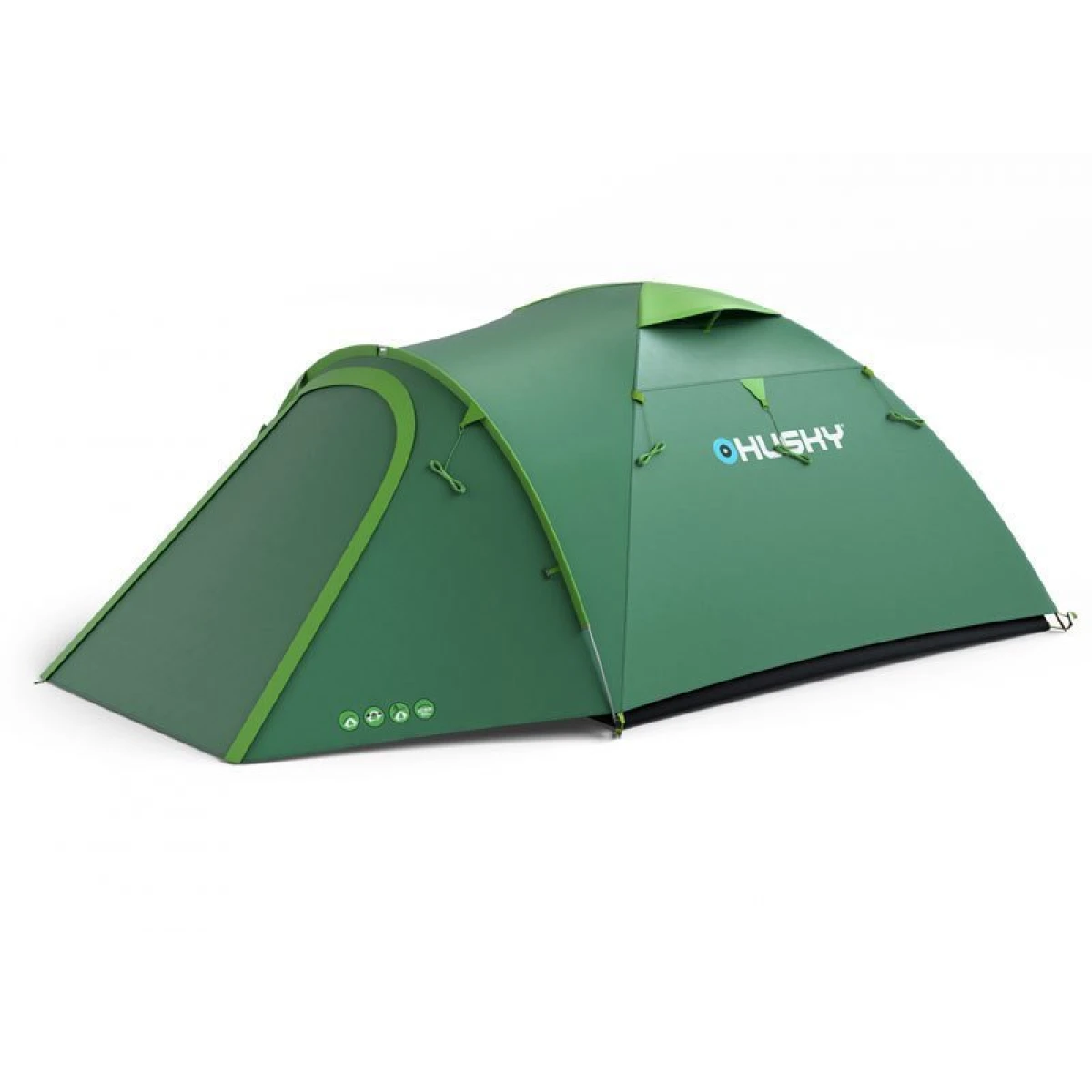 HUSKY Bizon PLUS 4 Kişilik Yeşil Çadır