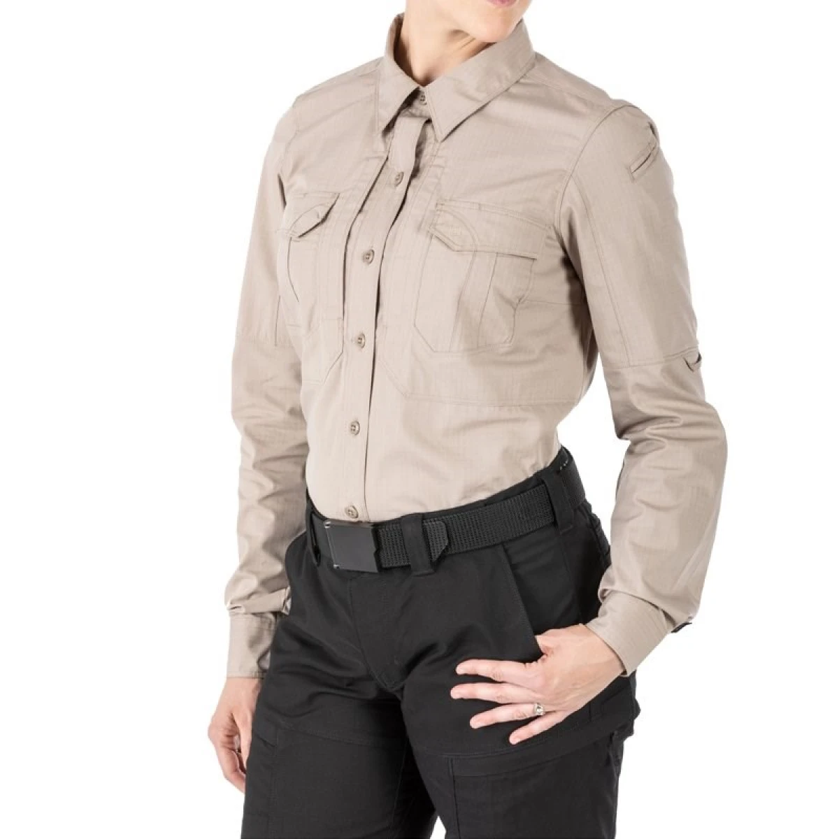 5.11 STRYKE SHIRT KHAKI BAYAN GOMLEK - M