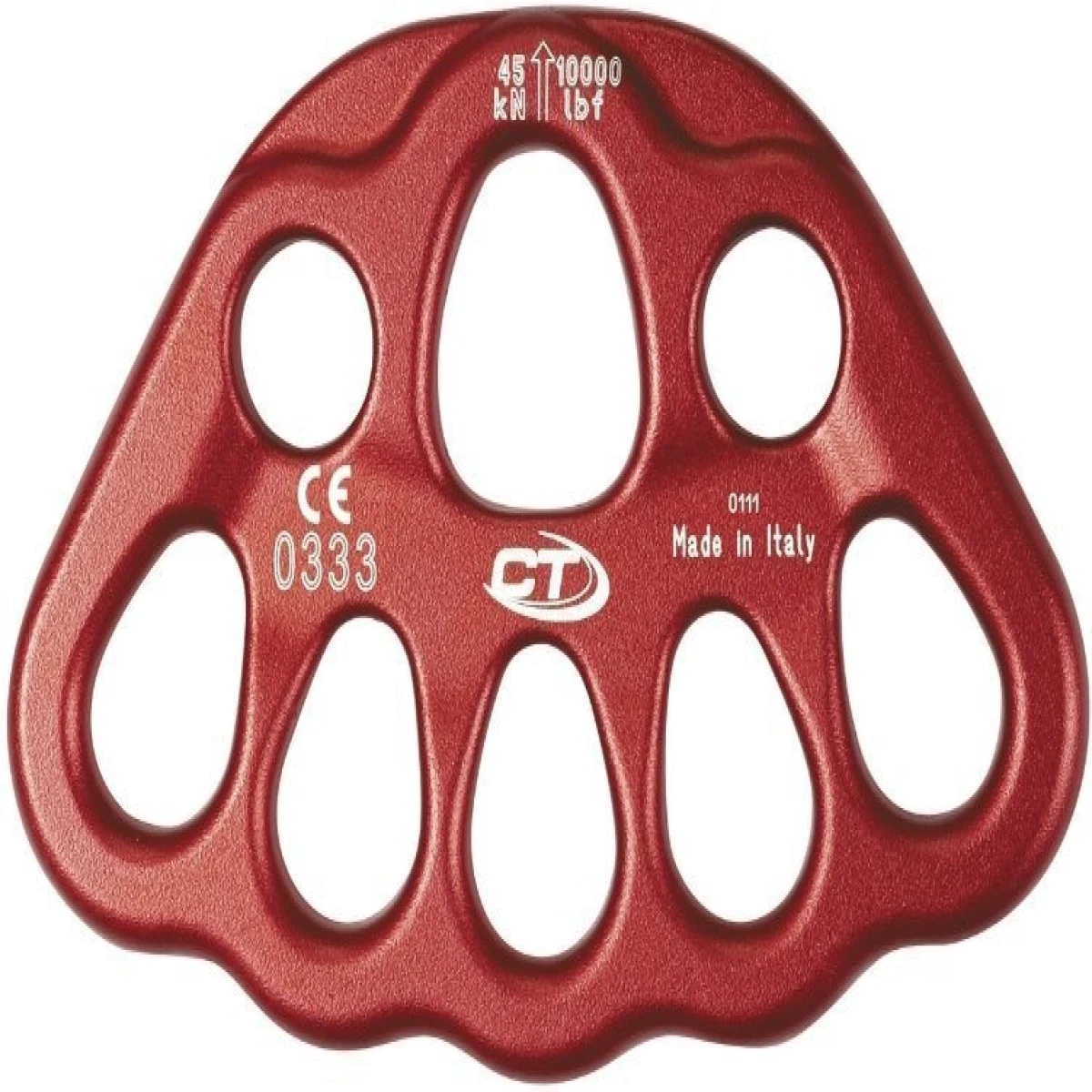 CLIMBING TECHNOLOGY L637 5 Delikli Kırmızı  Alüm. Dağıtım Plakası