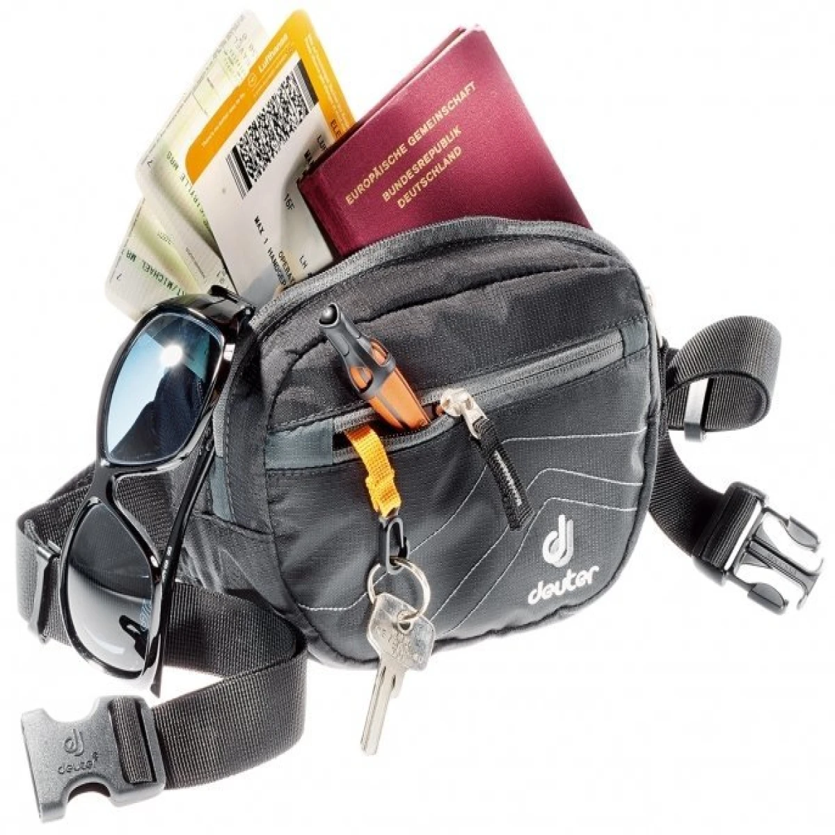 DEUTER ORGANIZER BELT BEL CANTASI - SIYAH - ANTRASIT(752)