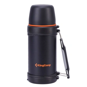 KINGCAMP 750 ml Vacuum Siyah Termos