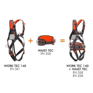 CLIMBING WORK TEC 140 HARNESS - L-XL