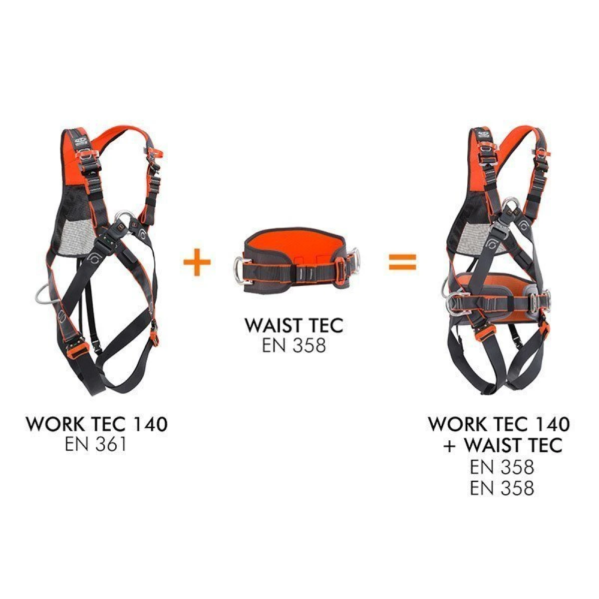 CLIMBING WORK TEC 140 HARNESS - L-XL