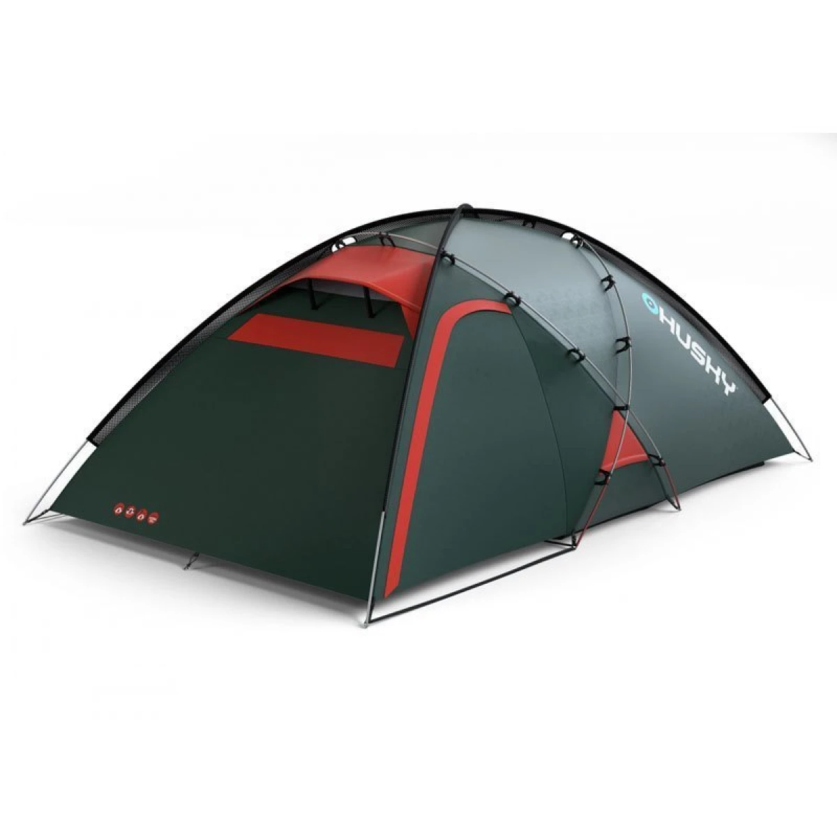 HUSKY FELEN 2+1 KISILIK CADIR - YEŞİL