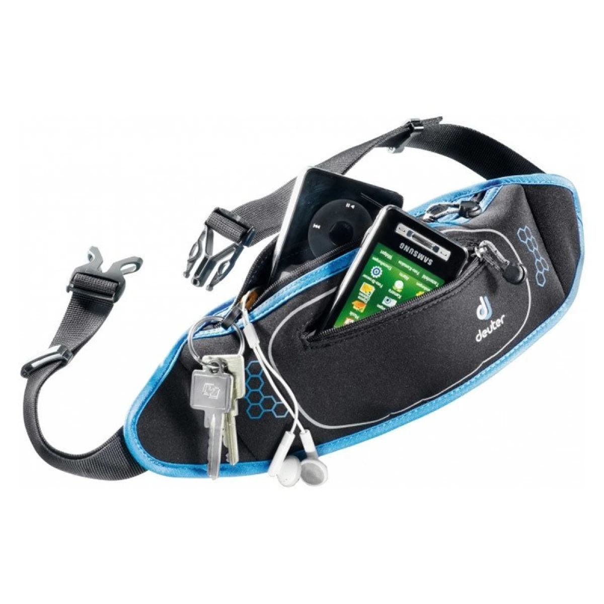 DEUTER NEO BELT II BEL CANTASI - SIYAH - SERIN MAVI