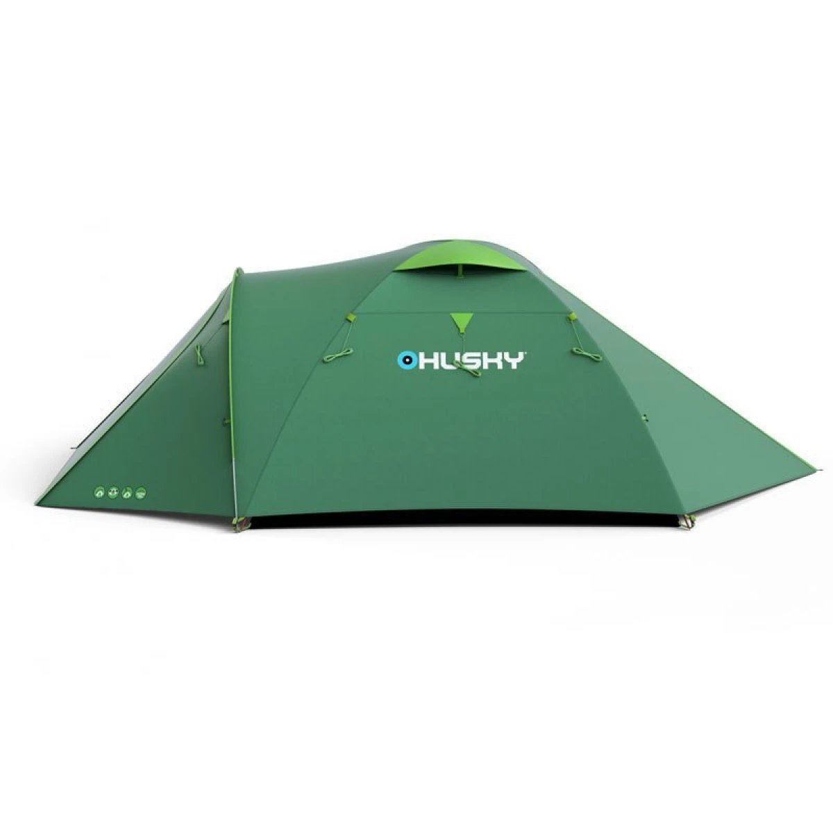 HUSKY Bizon PLUS 4 Kişilik Yeşil Çadır