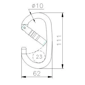 CLIMBING TECHNOLOGY Aluminyum Oval Karabina