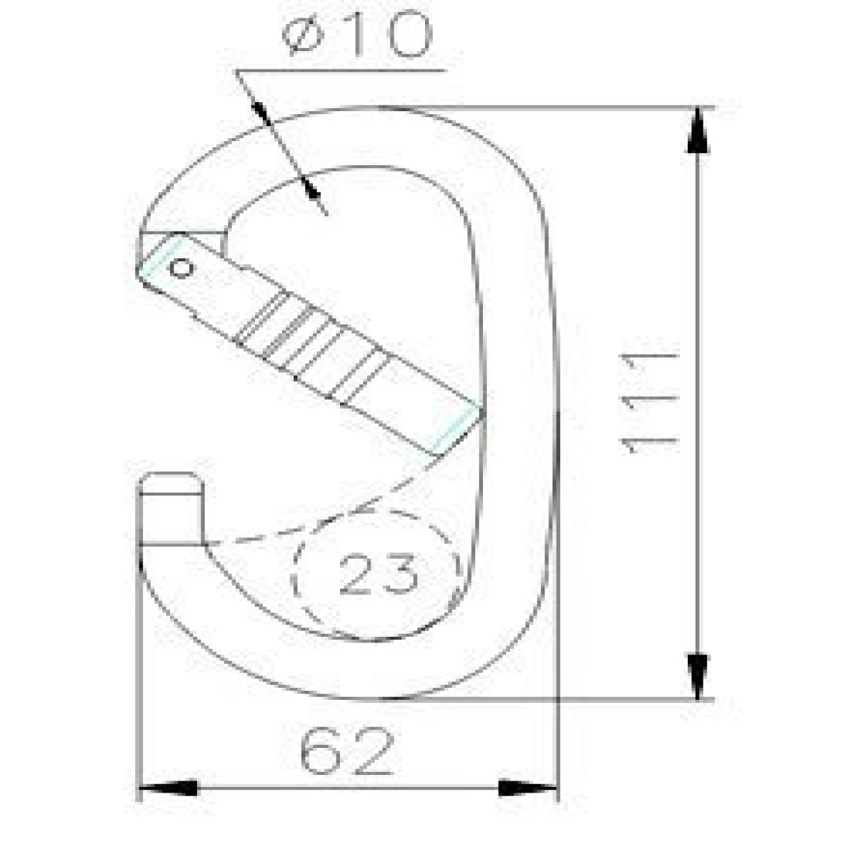 CLIMBING TECHNOLOGY Aluminyum Oval Karabina