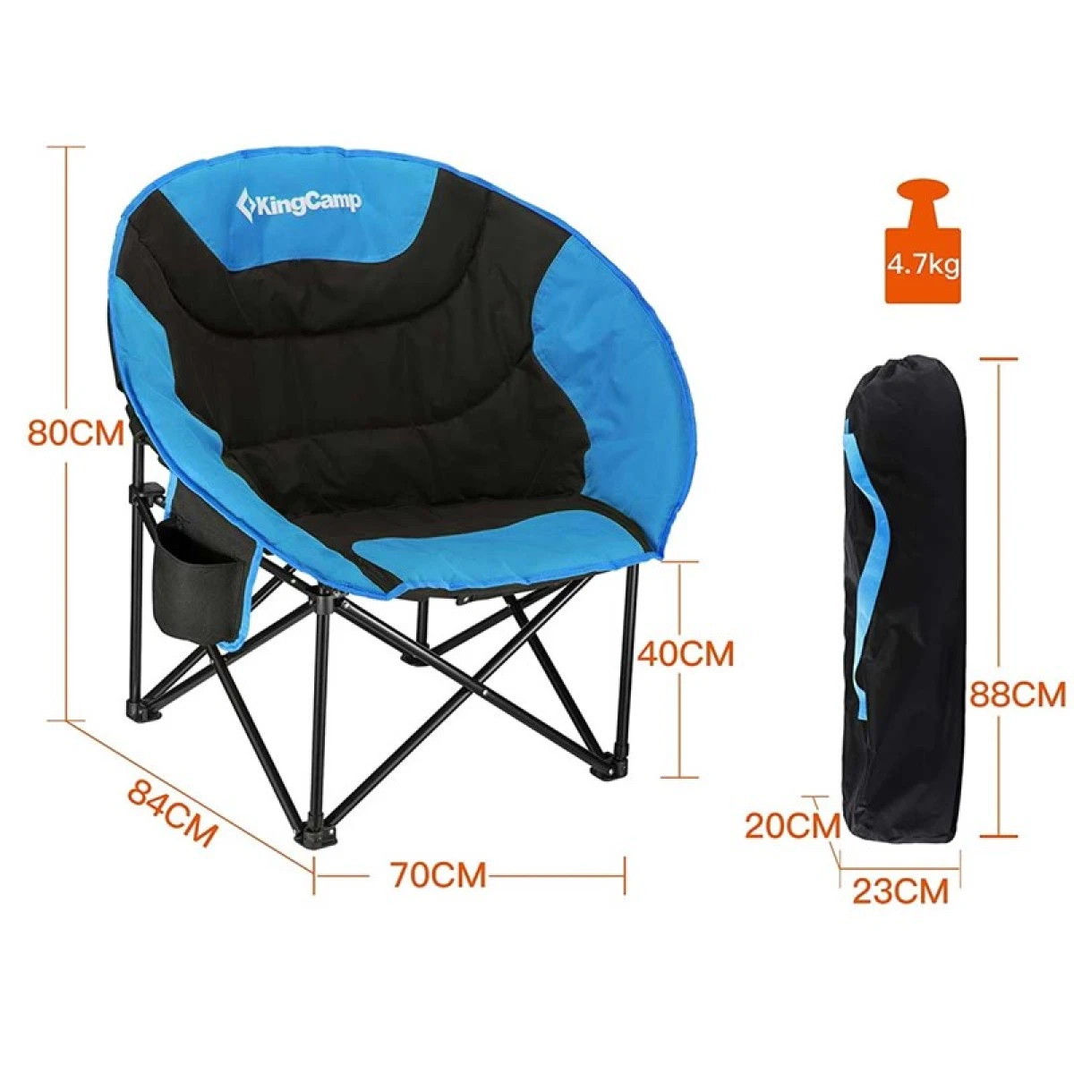 KINGCAMP MOON SANDALYE - MAVİ