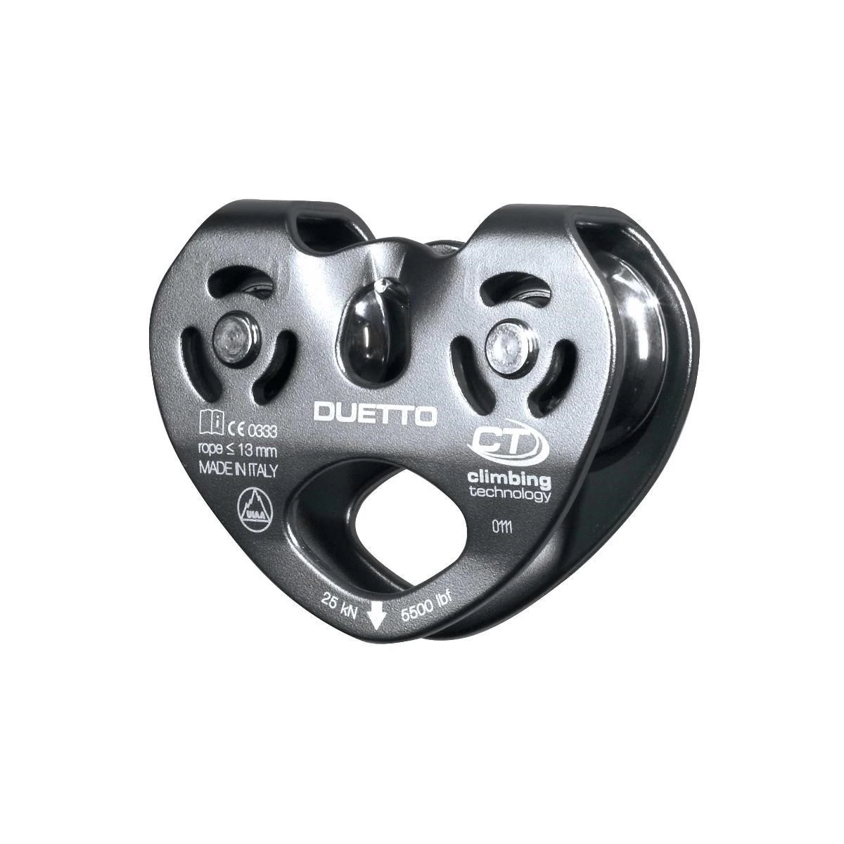 CLIMBING TECHNOLOGY Duetto Çiftli Makara 25 KN 13MM