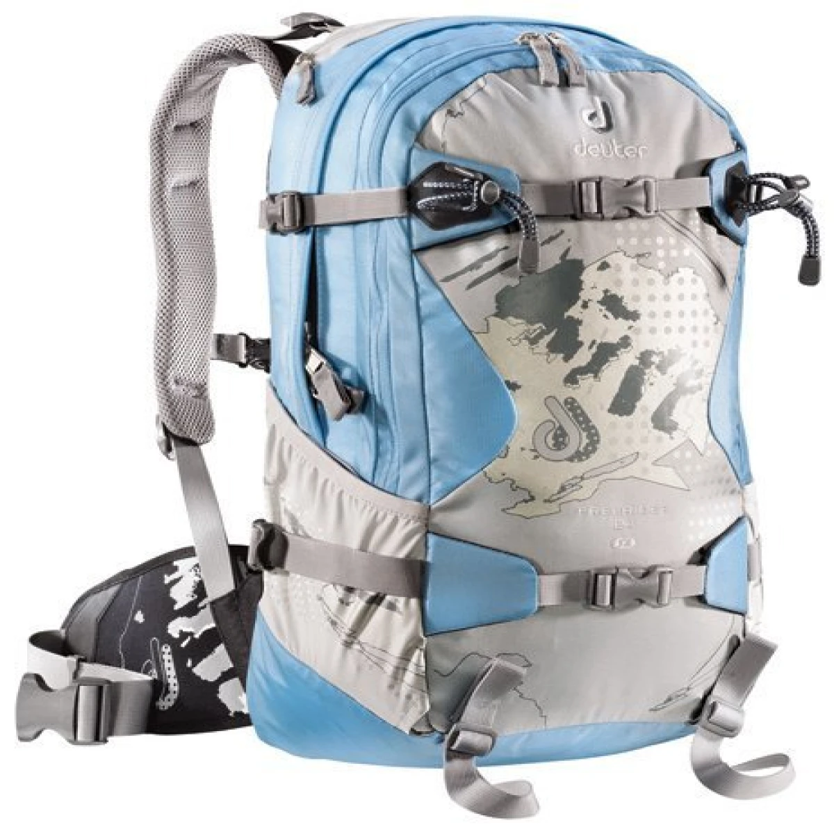 DEUTER Freerider 24 Lt Bayan Sırt Çantası Gri-Mavi