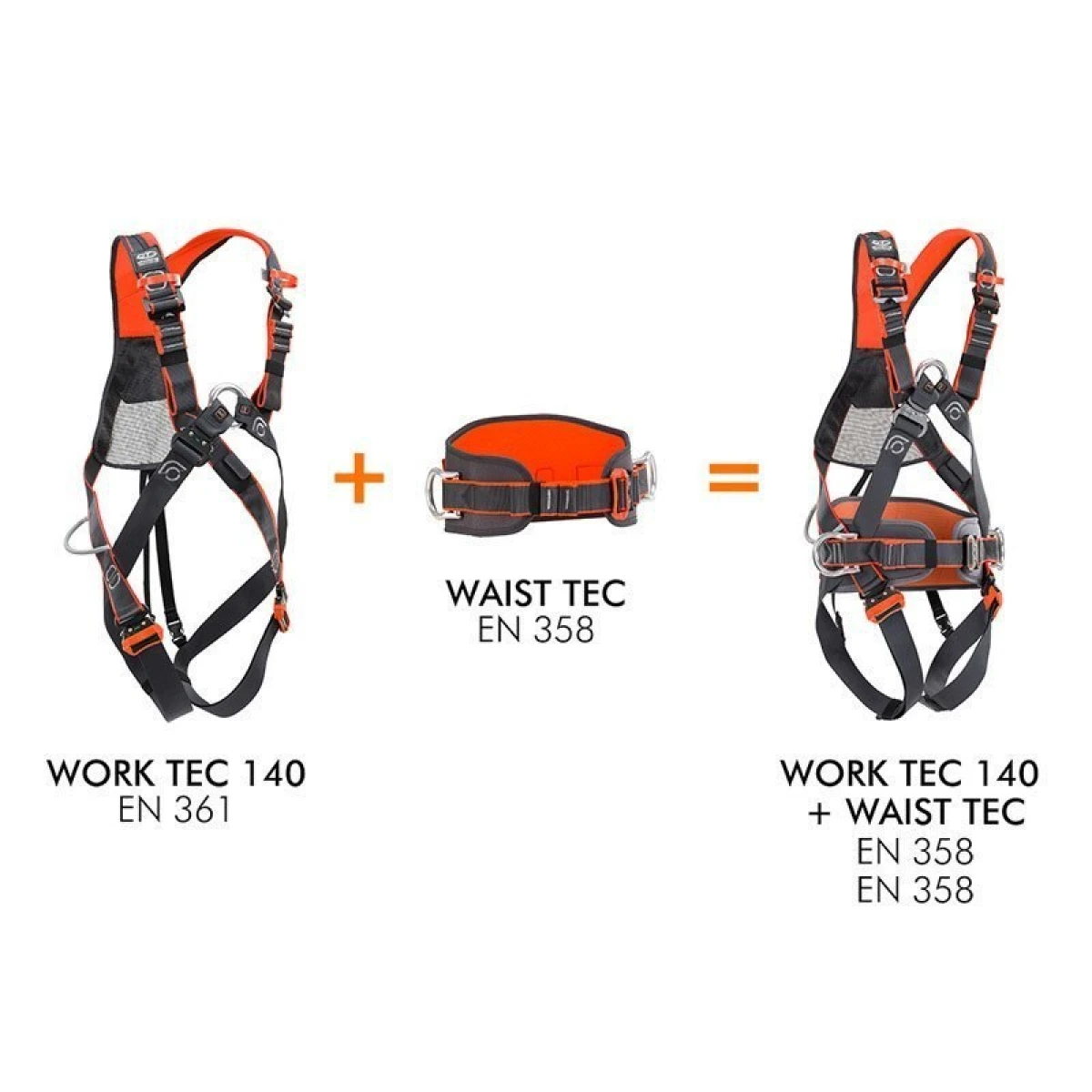 CLIMBING WORK TEC 140 HARNESS - L-XL