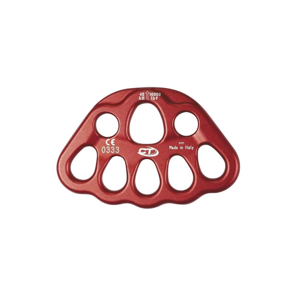 CLIMBING TECHNOLOGY L637 5 Delikli Kırmızı  Alüm. Dağıtım Plakası