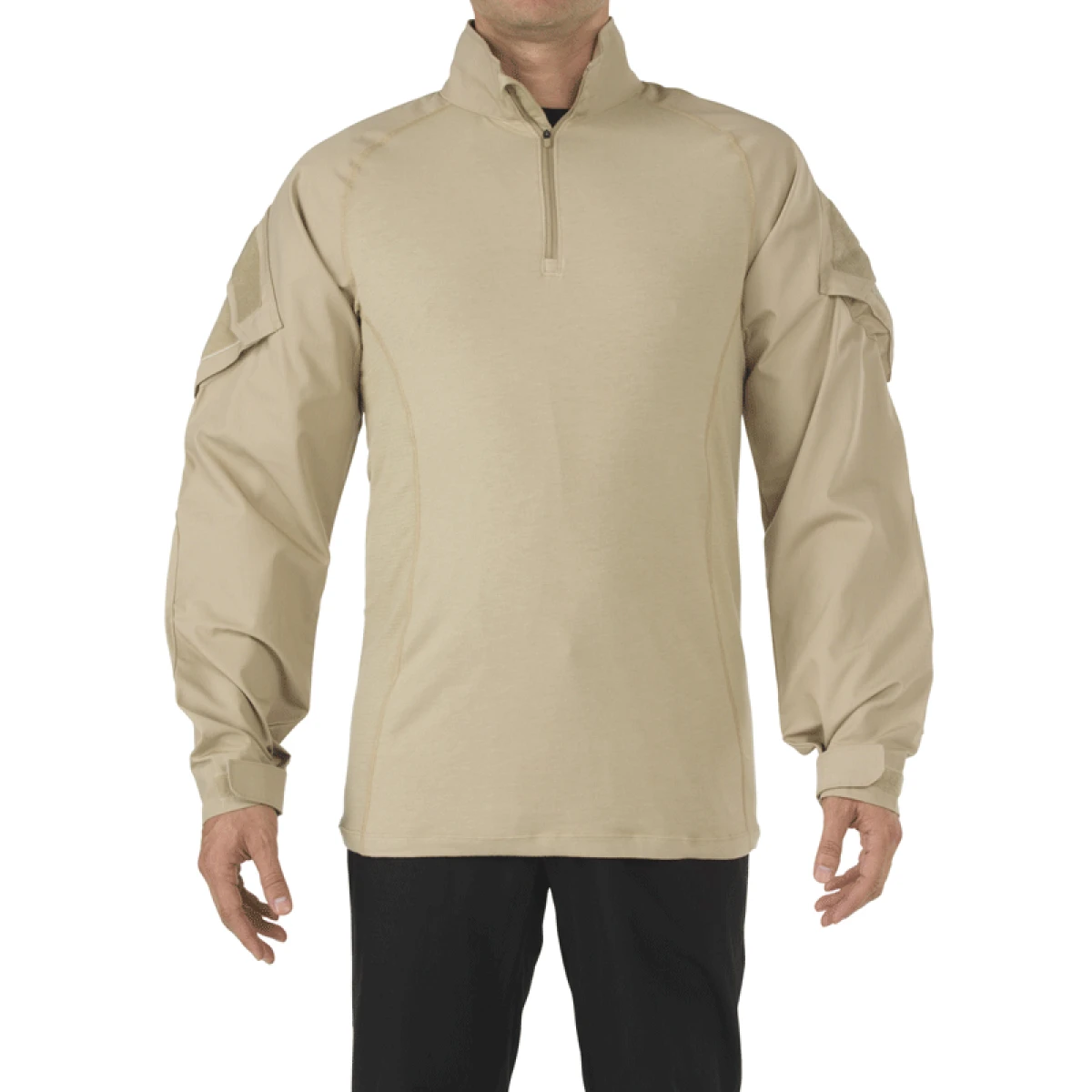 5.11 RAPID ASSAULT KHAKI SHIRT - L