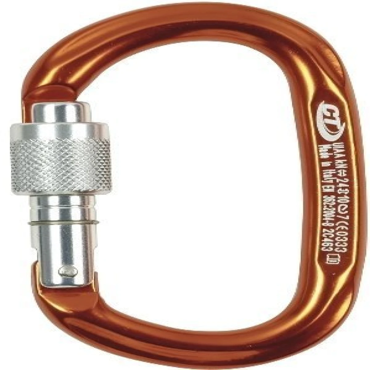 CLIMBING TECHNOLOGY Aluminyum Oval Kilitli Karabina