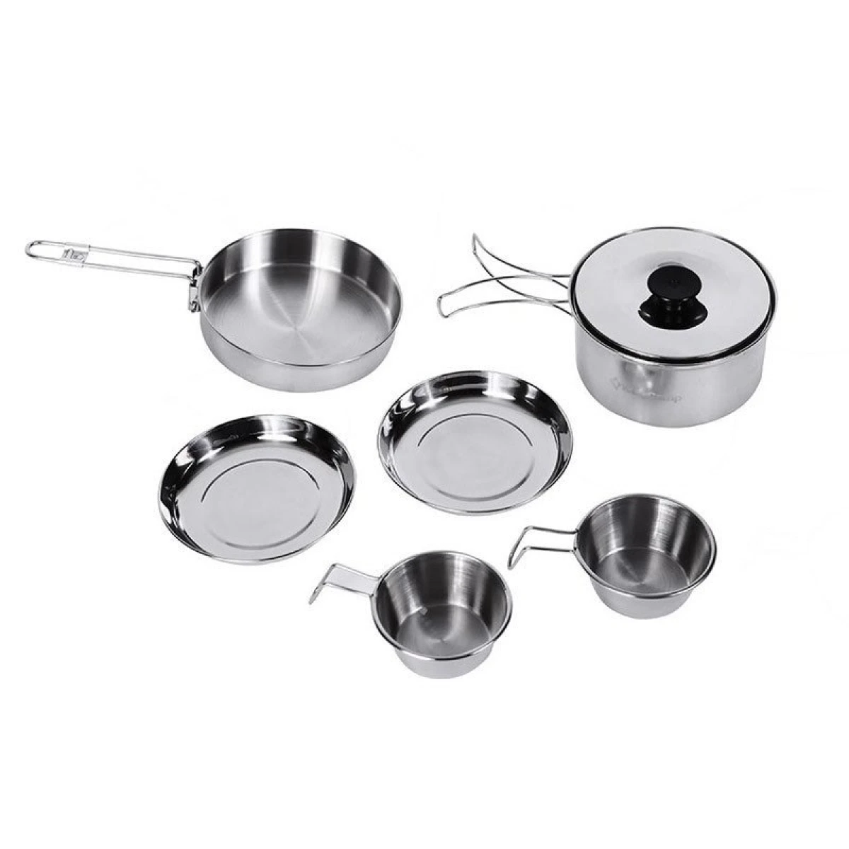 KINGCAMP Backpacker Iii Silver Yemek Set (2 Kişi)
