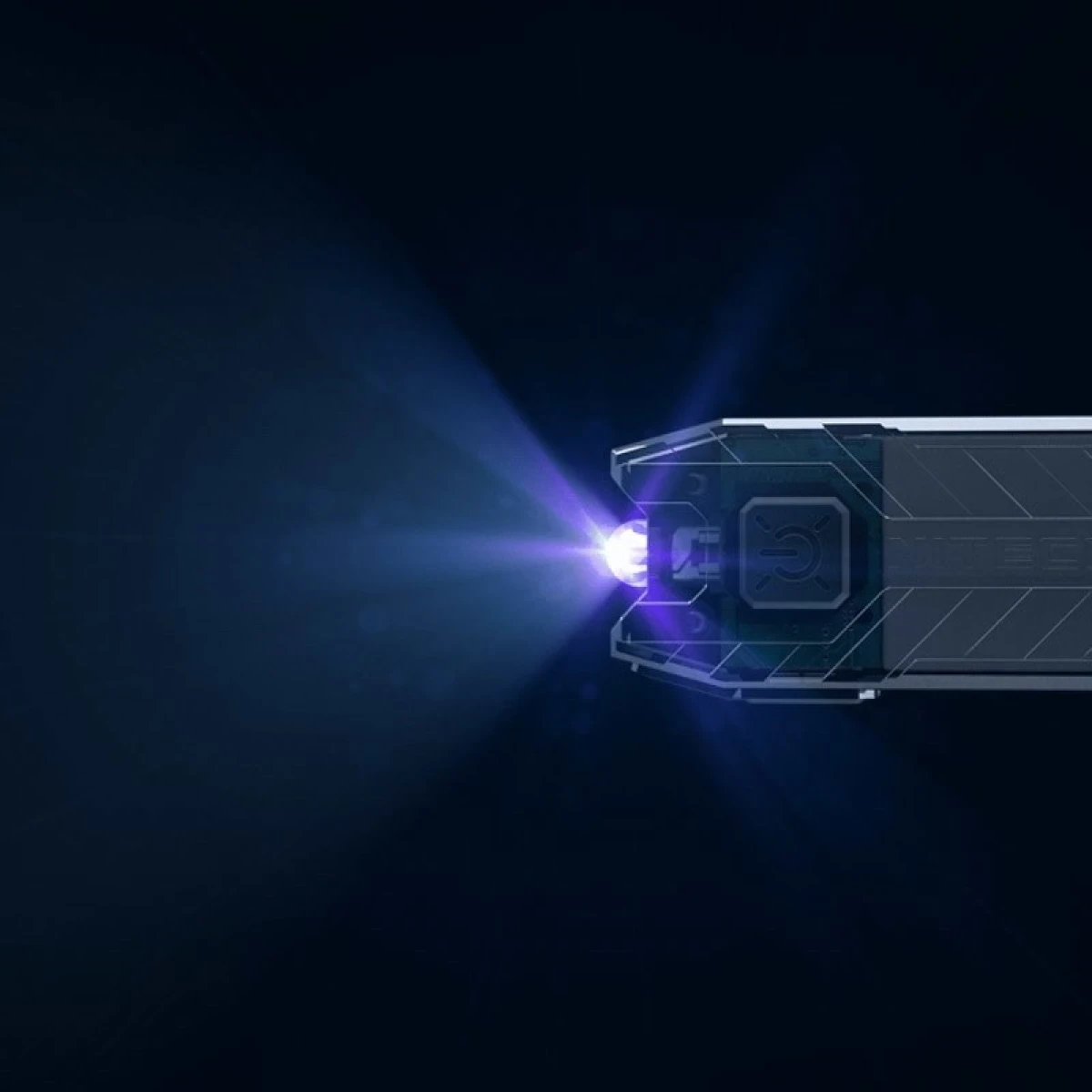 NITECORE Tube Uv Siyah 500m W Anahtarlıklı Fener