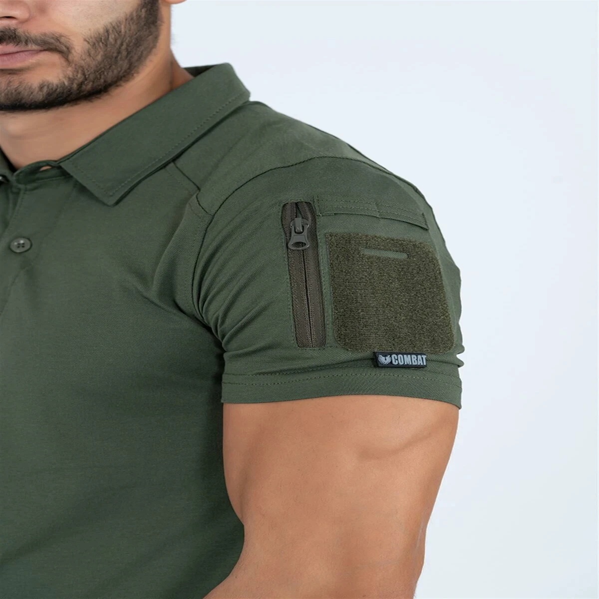 TACTİCAL TİŞÖRT Polo Yaka Kısa Kol HAKİ XXL