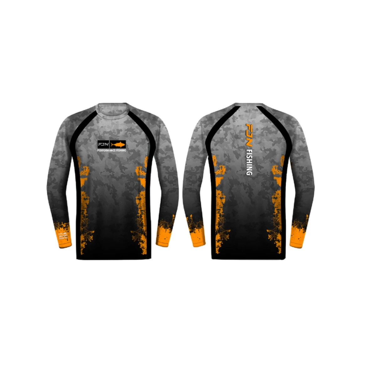 Fujin Performance T-Shirt Camo Orange - XLarge