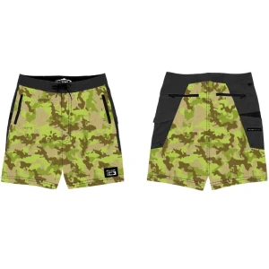 Fujin Performance Short Camo Pistachio - XLarge