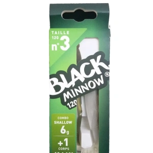 FIIISH Black Minnow 120/3 Black Minnow 639 Combo Shallow 6G Kakı Silikon Yem