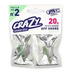 FIIISH Crazy Sand Ell  20 Gr Jig Head Off Shore Zoka 20gr