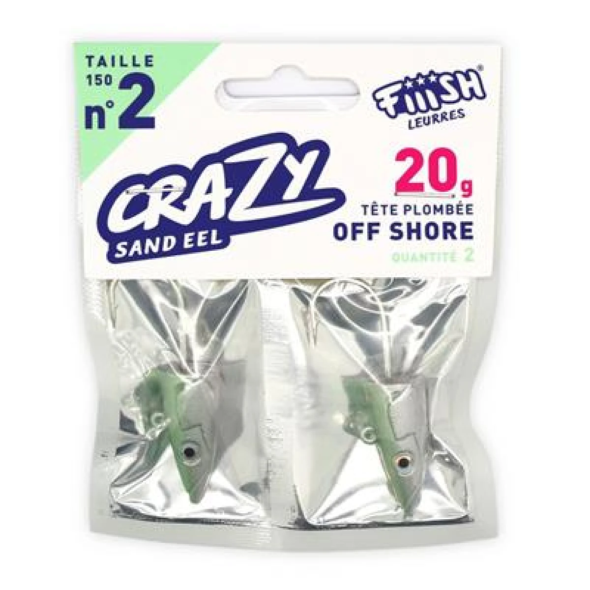 FIIISH Crazy Sand Ell  20 Gr Jig Head Off Shore Zoka 20gr