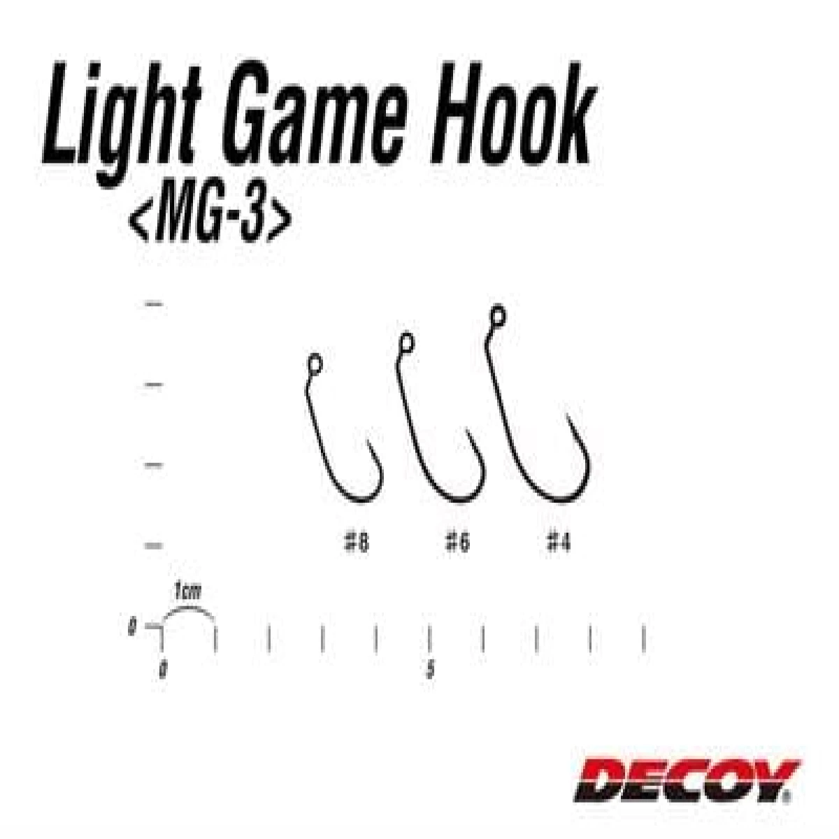 DECOY MG-3 Light Game Hook Olta İğnesi - 4