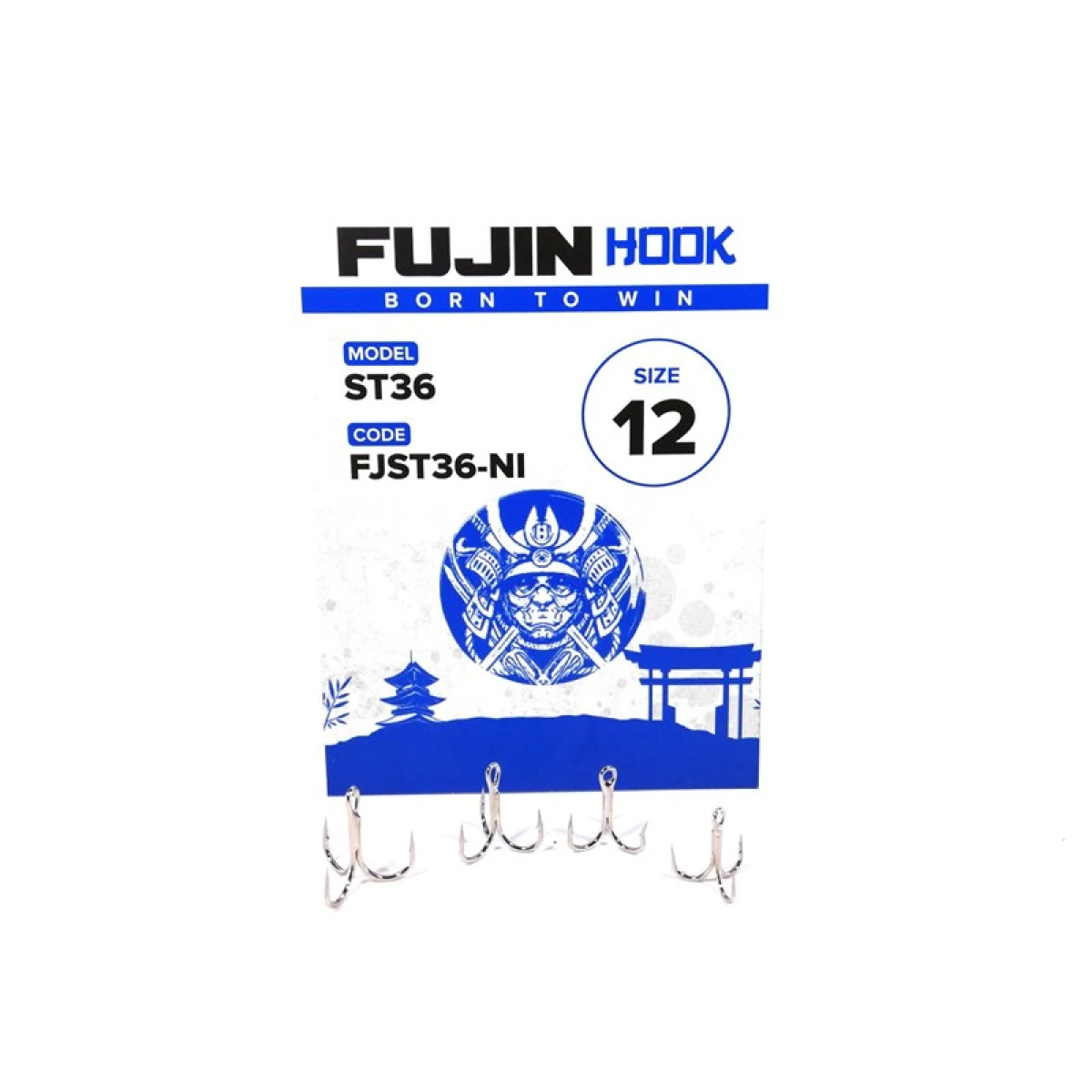 Fujin ST36 Üçlü Maket Balık iğnesi Nickel - 18no