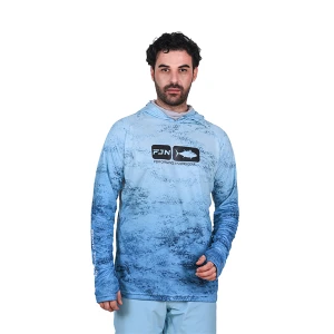 Fujin Pro Angler T-Shirt Blue Wave - MediumM