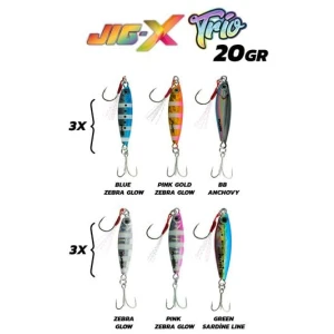 Fujin Jig-X Trio 3lü Micro Jig 20gr - TR1