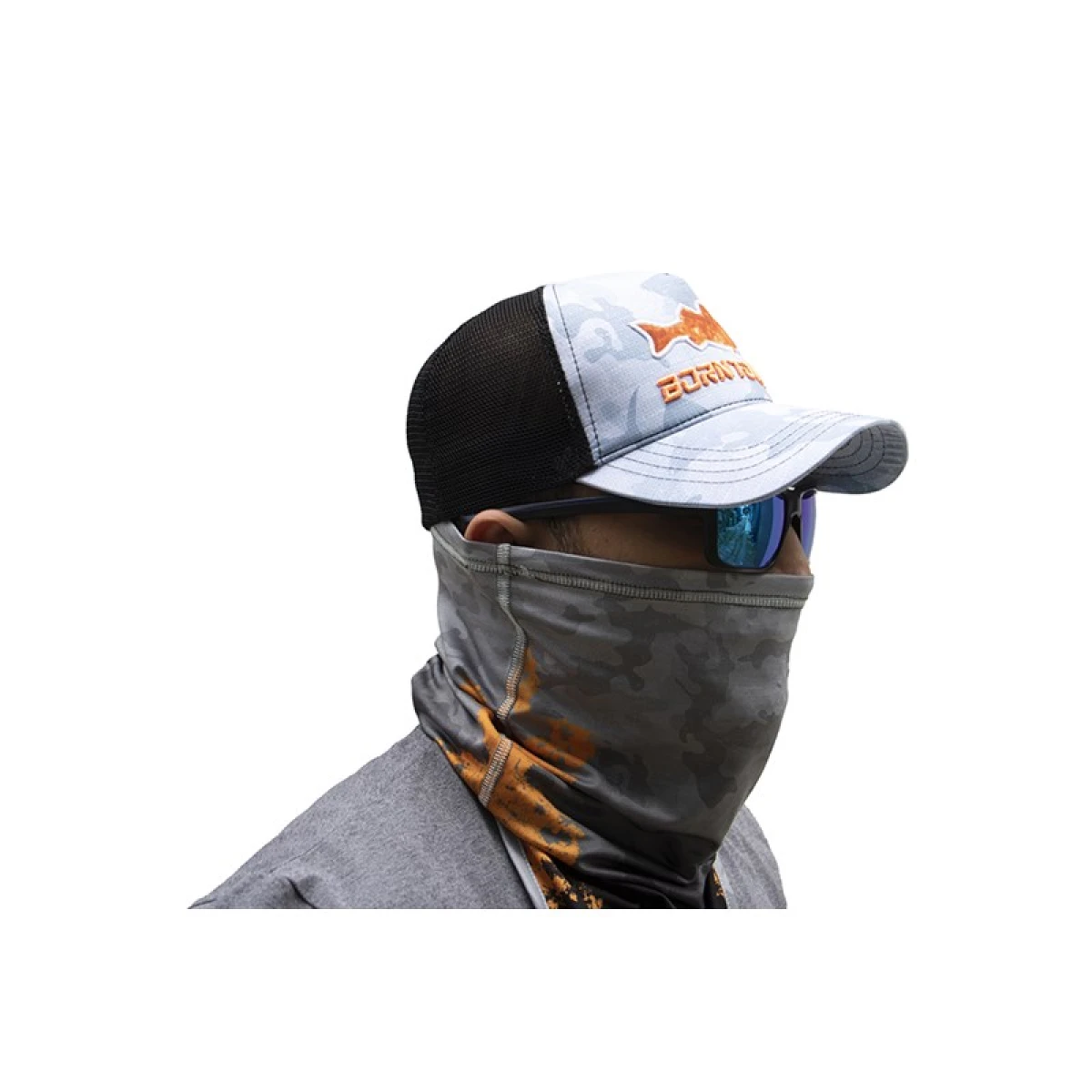 Fujin Blue Camo Fish Balıçı Şapkası