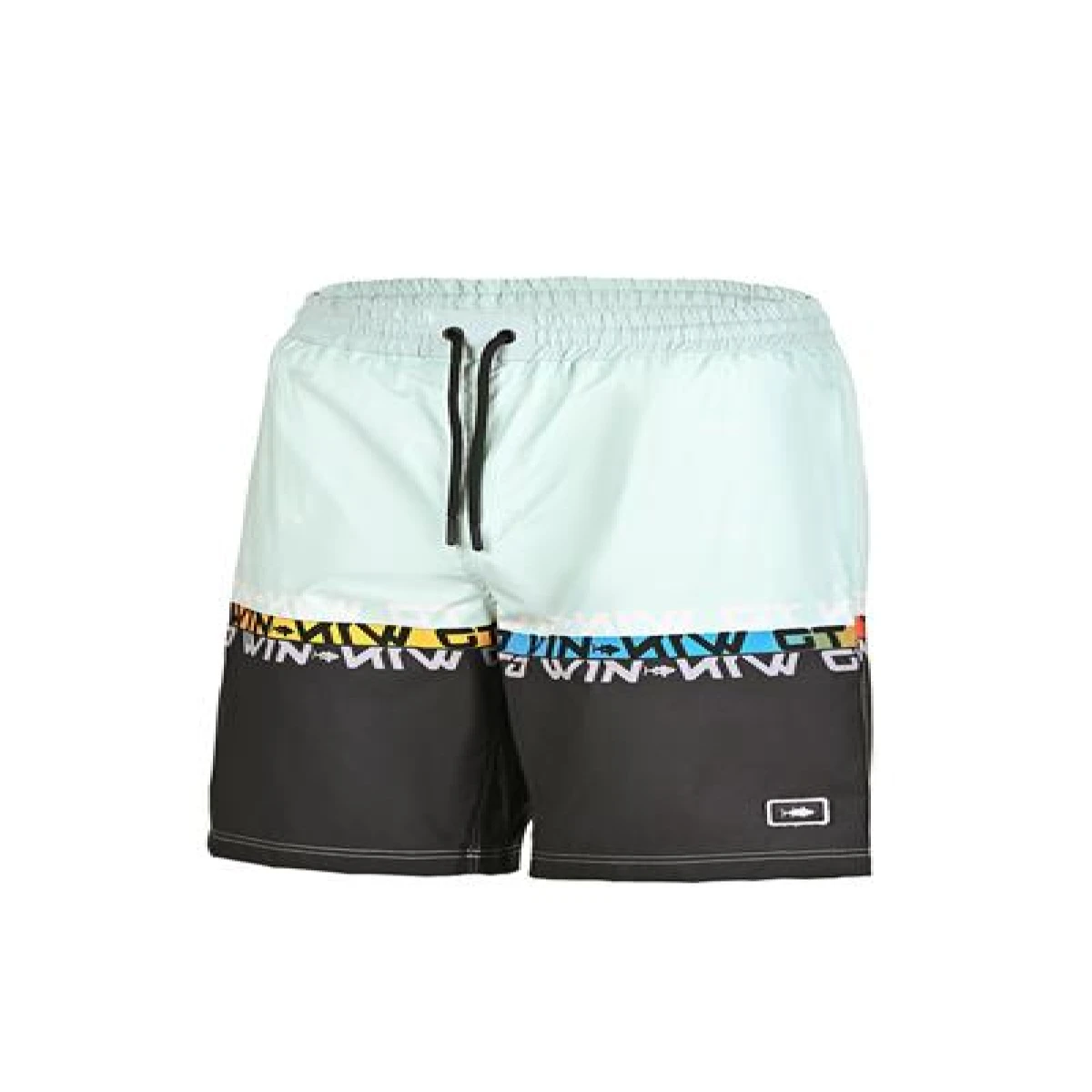 Fujin Pro Angler Board Short Mayo Anthracite Turquoise - Medium (M)