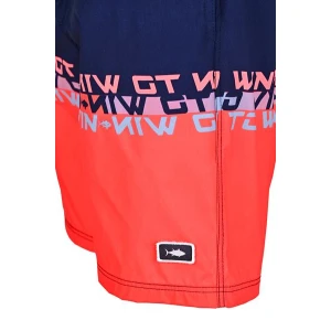 Fujin Pro Angler Board Short Mayo Scarlet Dark Navy - Large (L)