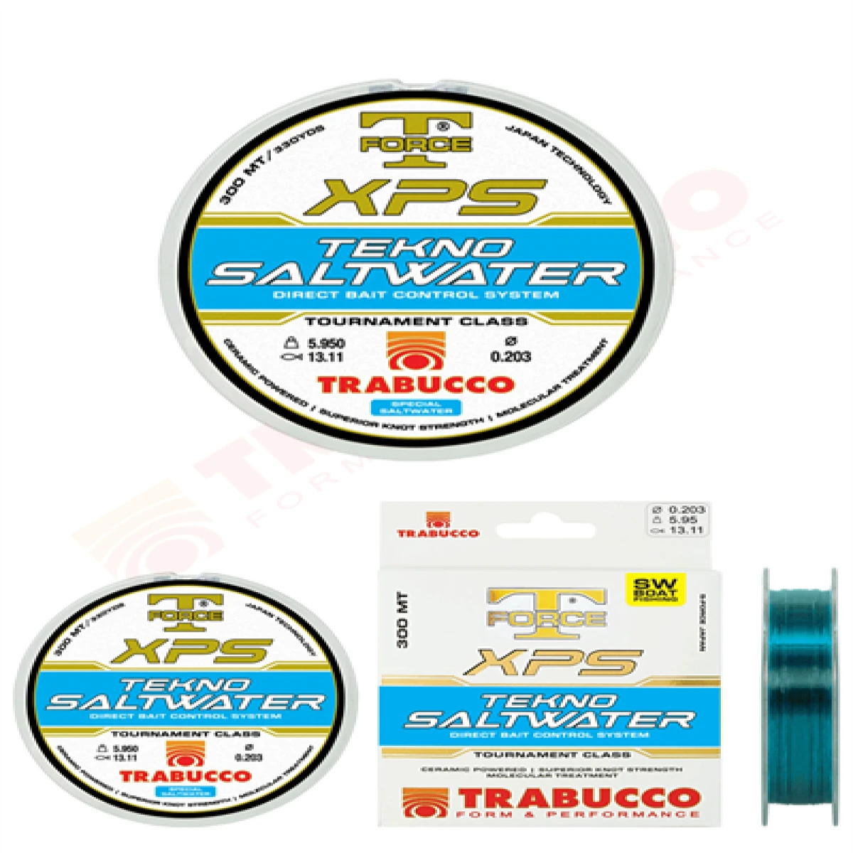 Trabucco T-Force XPS Tekno Saltwater 300mt Olta Misinası - 025MM