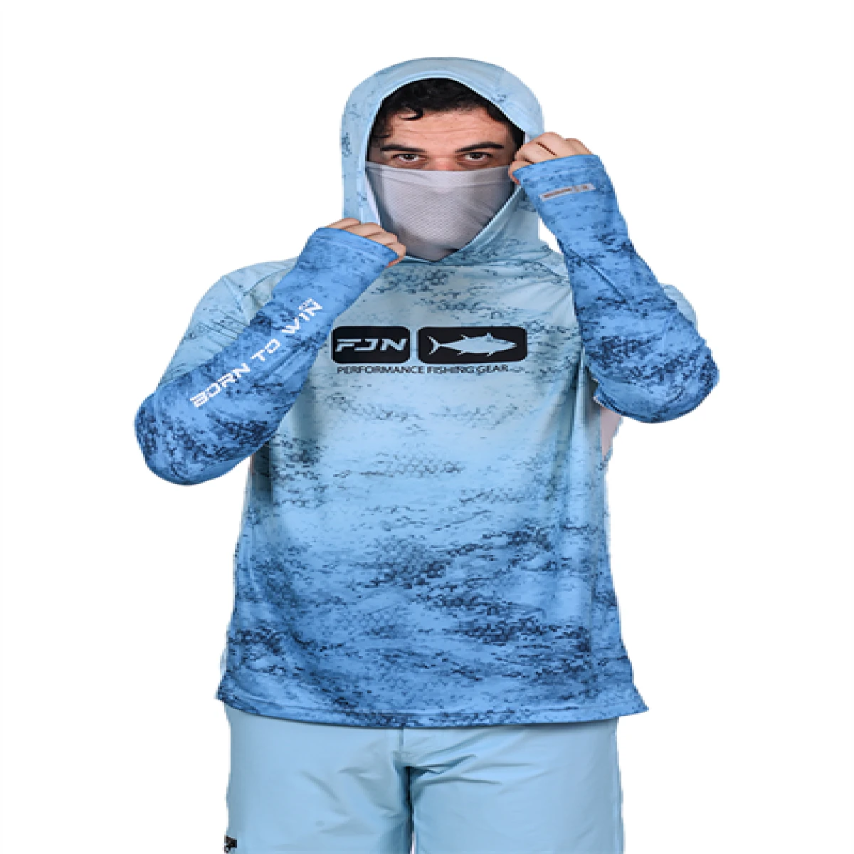 Fujin Pro Angler T-Shirt Blue Wave - MediumM